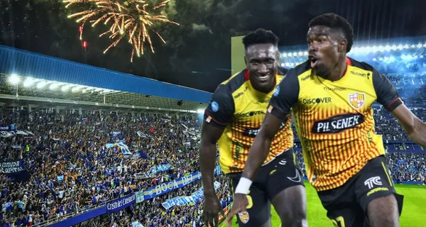 Lo que hizo la hinchada de Emelec cuando entró Michael Carcelén