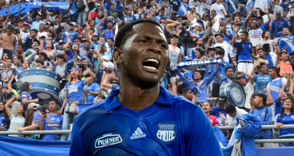 Lo que hizo la hinchada de Emelec a la falla del Cuco Angulo