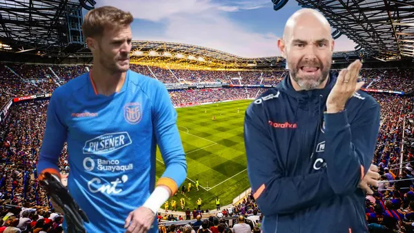 Lo que reveló Javier Burrai tras debutar con La Tri (Foto tomada de: Red Bull Arena/El Universo/FEF)