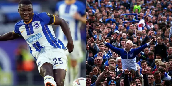 Los aficionados del Brighton están sumamente contentos con Moisés Caicedo