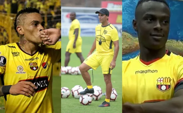 Los delantero de Barcelona SC no pasan un buen momento
