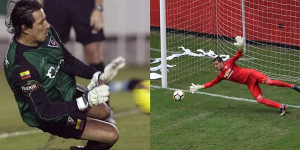 Los dos arqueros quedan en la historia de Liga de Quito