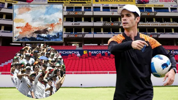 Los hinchas de Liga de Quito no lo quieren ver ni en pintura (Foto tomada de: La Red/LDU/Pycca)