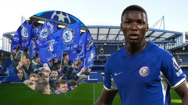 Los hinchas del Chelsea defendieron a Moisés Caicedo (Foto tomada de: The Sun/El universo/livefutbol)