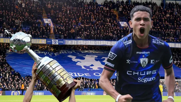 Los hinchas del Chelsea hablaron de Kendry Páez en Libertadores (Foto tomada de: beIN Sports/La Red/Primicias)