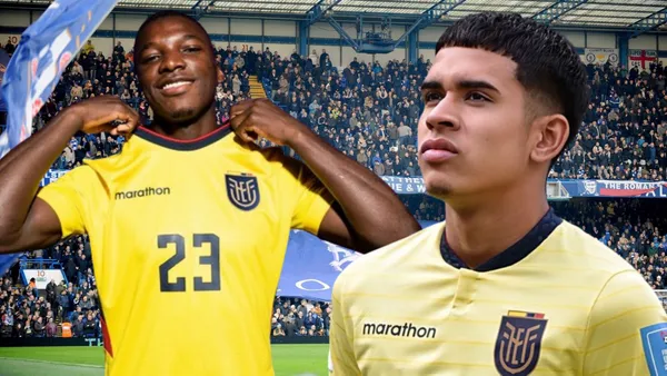 Los hinchas del Chelsea hablaron de Moisés Caicedo y Kendry Páez (Foto tomada de: Andina/FEF/ESPN)