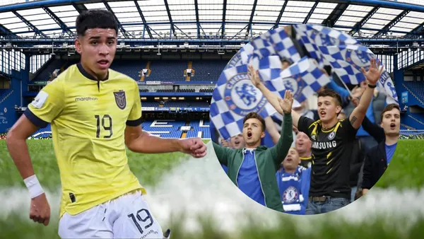 Los hinchas del Chelsea se enojaron con kendry Páez (Foto tomada de: The Telegraph/FEF/Chelsea)