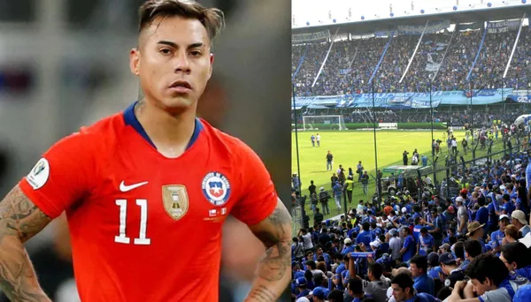 Los hinchas del Club Sport Emelec le dieron con todo al chileno que no irá al mundial