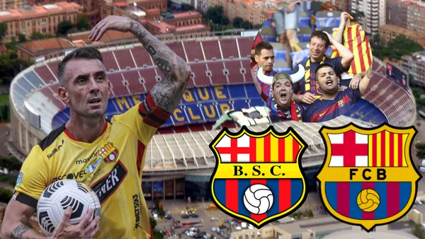 Los hinchas del FC Barcelona hablaron de Barcelona SC