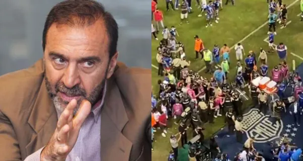 Los hinchas de Emelec agredieron y se metieron a la cancha del Capwell y empezaron las excusas desde varios lugares