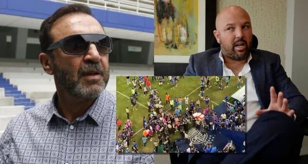 Los hinchas de Emelec invadieron la cancha y agredieron a los de IDV, ya se mira el castigo que debe poner Liga Pro