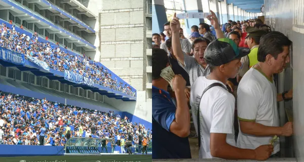 Los hinchas de Emelec tienen fe que le darán la vuelta al marcador ante Independiente del Valle y se agolparon al estadio Capwell para acabarse todo el papel
