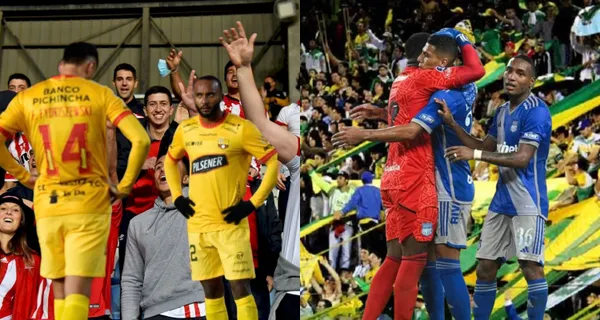 Los hinchas de Estudiantes se burlaron de Barcelona SC y lo que dijeron de Emelec en Defensa y Justicia