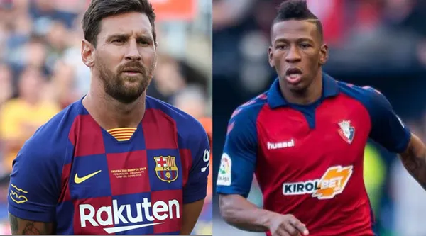 Los hinchas le dieron el puntaje más alto a Pervis Estupiñán como el jugador del partido, en la victoria de Osasuna sobre FC Barcelona