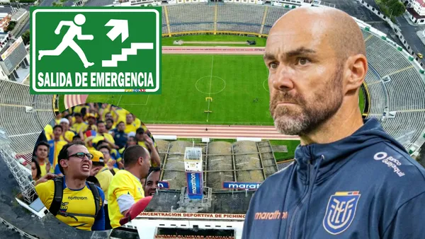 Los hinchas no lo quieren y así podría salir Félix Sánchez de La Tri (Foto tomada de: Extra/FEF/Extintor)