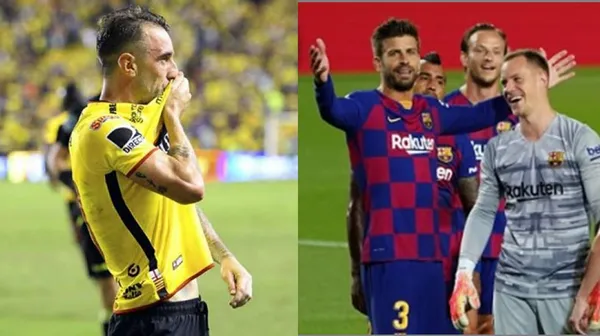 Los hinchas notaron el parecido que tiene un uniforme del equipo español con uno de BSC, y también lo ocupó como alterna