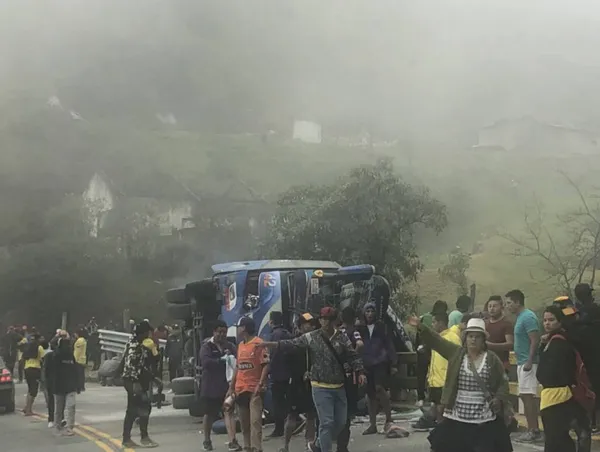 Los hinchas regresaban del cotejo ante Cristal