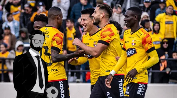 Los jugadores de Barcelona SC festejando en la Liga Pro. FOTO: Primicias.