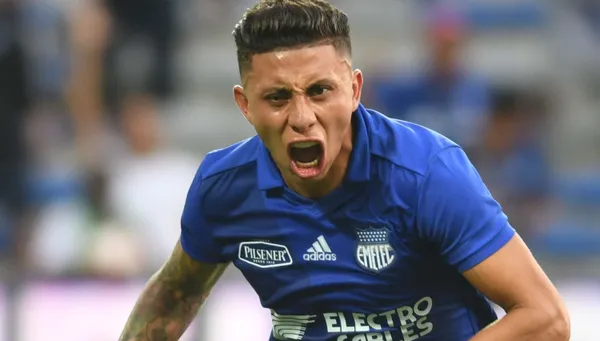Los jugadores de Emelec le dejaron un mensaje de apoyo a su ex compañero Joao Rojas