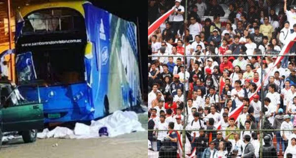 Los jugadores de Emelec pasaron un mal momento en su llegada al Rodrigo Paz Delgado