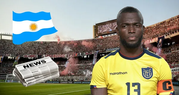 Los medios de Argentina hicieron a un lado a Enner Valencia
