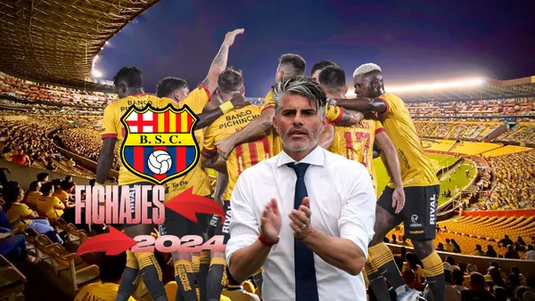 Los refuerzos de peso que tendría Barcelona SC para el 2024