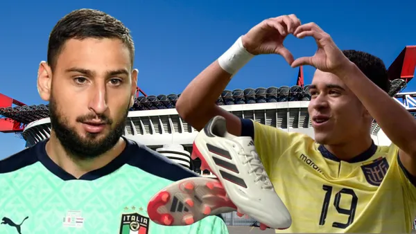 Los zapatos con los que juega Kendry Páez a diferencia de Donnarumma