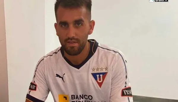 Lucas Villarruel fue renovado en Liga de Quito