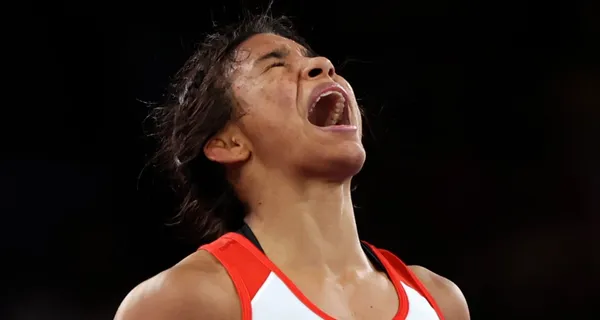 Lucía Yépez, luchadora ecuatoriana / Foto: Juegos Olímpicos