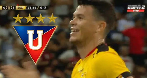 Luego del partido Carlos Rodríguez se unió a sus compañeros en Barcelona SC y no ocultó su felicidad por ganar a Universitario