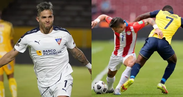 Luis Amarilla jugó con la Selección Paraguaya en el estadio Rodrigo Paz que lo conoce bien de su paso por Liga de Quito y fue bien recibido por los hinchas según contó