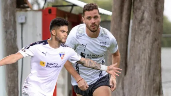 Luis Amarilla y Alex Arce