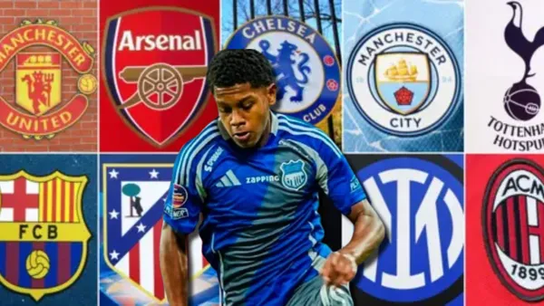 Luis Fragoso empieza a llamar la atención de equipos importantes en el Viejo Continente, sonríe Emelec