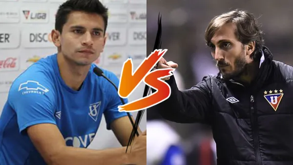 Luis Saritama y Luis Zubeldía / Foto: Olé