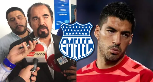 Luis Suárez mencionó que quiere quedarse en Europa y ni mencionó a Emelec pero Auad rompió el silencio