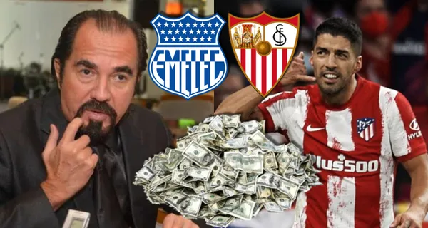 Luis Suárez tiene opciones de quedarse todavía en Europa, pero el candidato en Emelec dijo que le puso sobre la mesa 2 millones