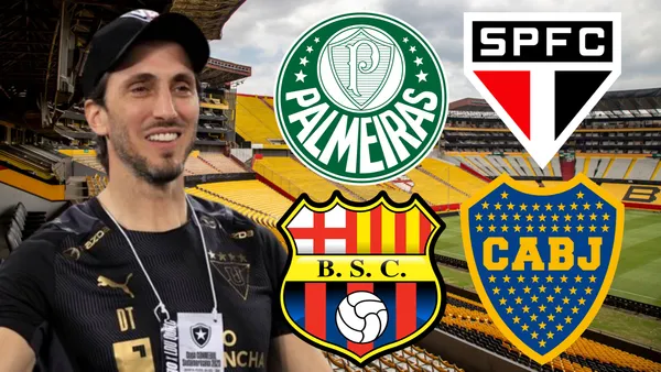 Luis Zubeldía en el Estadio Monumental (Foto tomada de: Primicias/Ecuavisa/Wikipedia)