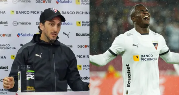 Luis Zubeldía habló del futuro del Tin Angulo en Liga de Quito