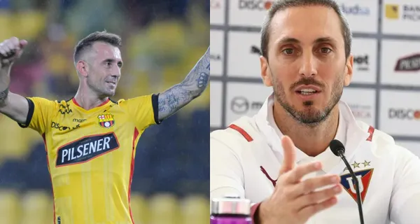 Luis Zubeldía le mandó un mensaje a Damián Díaz tras el cotejo que empató Barcelona SC contra Liga de Quito