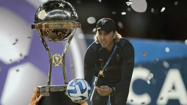 Luis Zubeldía y su amuleto para ganar la Sudamericana