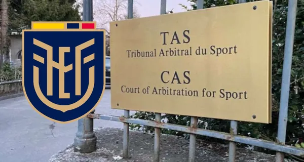 Malas noticias para la Federación Ecuatoriana de Fútbol la resolución del TAS no fue favorable
