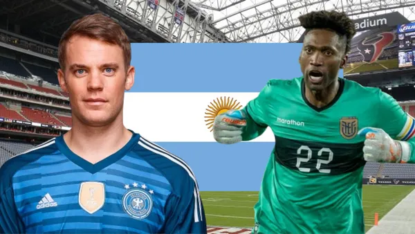 Manuel Neuer y Alexander Domínguez (Foto tomada de: Comcast/Deutschland/La Tri)