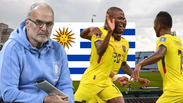 Marcelo Bielsa y jugadores de La Tri (Foto tomada de: EFE/La Tri/Wikipedia/Forbes)