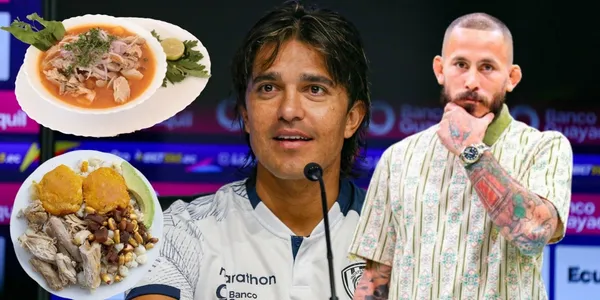 Marcelo Moreno Martins habló de la comida ecuatoriana