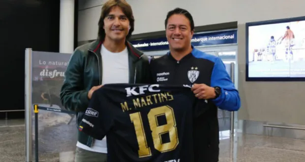 Marcelo Moreno Martins se encuentra en Ecuador y sorprendió su primera práctica