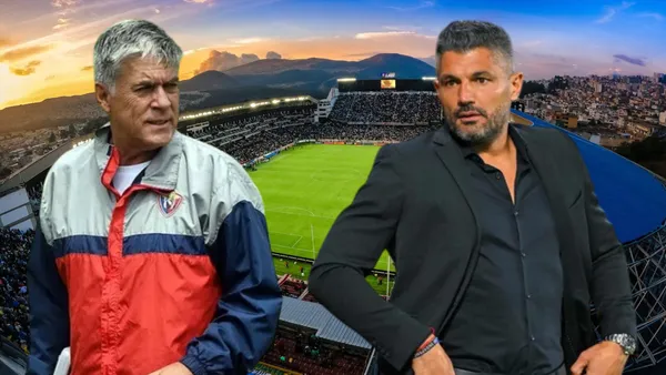 Marcelo Zuleta y Javier Gandolfi (Foto tomada de: Liga de Quito/API)