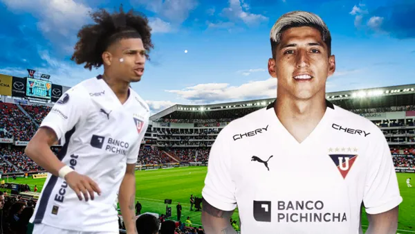 Marco Angulo y Fernando Cornejo (Foto tomada de: Liga de Quito/Marco Angulo)