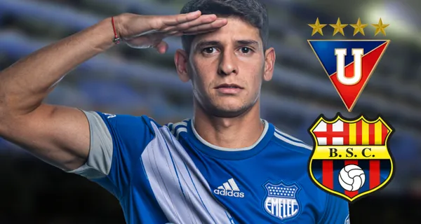 Marcos Mondaini director deportivo de Emelec confirmó que Facundo Barceló no continuará en el 'bombillo'