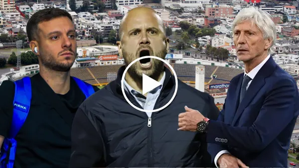 Martín Anselmi, Miguel Ángel Ramírez y José Pékerman (Foto tomada de: Wikipedia/Martín Anselmi/Extra/AFP)