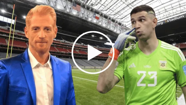 Martín Liberman y Dibu Martínez (Foto tomada de: The Daily News/Intransigente/EFE)